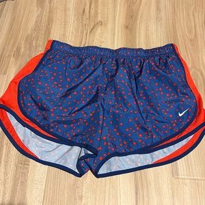 Red and blue star Nike shorts